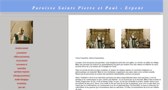 Desktop Screenshot of paroisseerpent.be